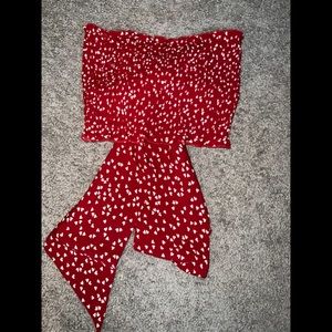 Cute Tie Tube Top!
